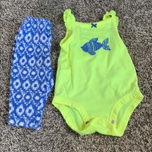 Baby girl matching set